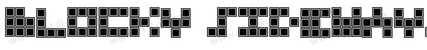 Blocky Sideways字体转换
